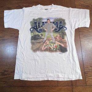 Vtg 1996 Alabama Dancin On The Boulevard  Band T-Shirt M Single Stitch